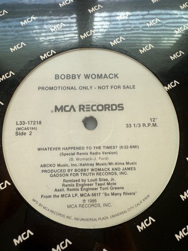 Bobby Womack (I Wanna) Make Love To You LP VINYL 1986 (M/NM) sealed Promo - Bild 5 von 7