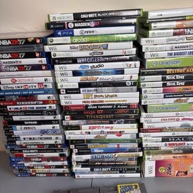 Massive Lot Video Games Xbox, Xbox 360, PS2, Wii, Ps3, PS4, Gamecube, NES  X133