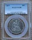 PCGS 1877 Seated Liberty Half Dollar 50C VG08