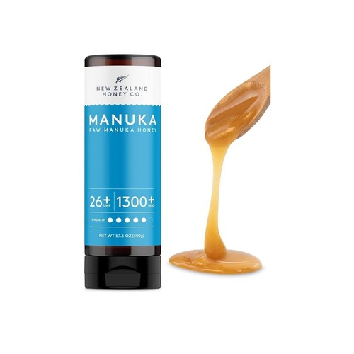 New Zealand Honey Co. Manuka Raw Honey UMF 26+ MGO 1300+ 17.6 oz