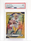 JORDAN LOVE 2024 PANINI PRIZM GOLD SHIMMER GREEN BAY PACKERS /10 PSA 9 Q0365