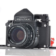 Asahi Pentax 6x7 67 TTL Mirror Up SMC 105mm F2.4 Lens from Japan Exc 5