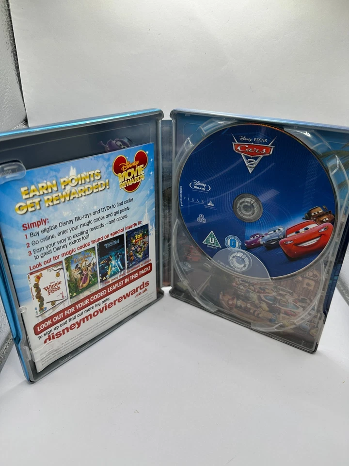 Cars 2 Blu Ray Steelbook - Disney Region Free - Image 3 of 4