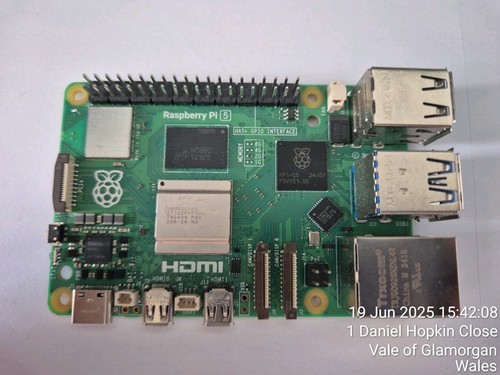 Raspberry Pi 5, 2GB RAM ( HDMI-1 KEIN ANSCHLUSS ) . Getestet, funktioniert einwandfrei. - Bild 2 von 3