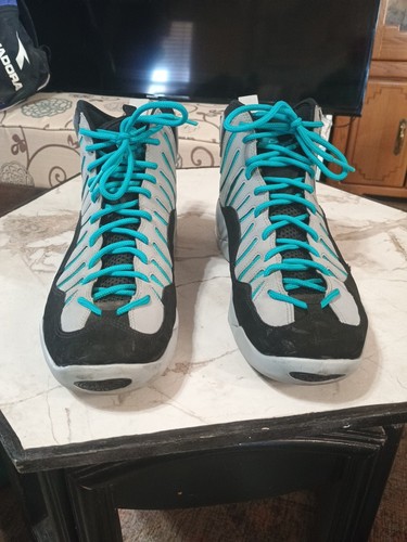 Nike Air Bakin Tim Hardaway Wolf Grey Turbo Green Herren 11,5 Retro - Bild 10 von 11