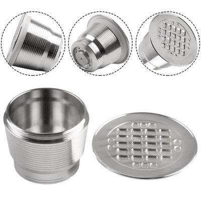 For`Nespresso`Reusable Stainless Steel Metal Coffee Capsules Pods Filter`Pods