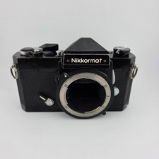 Nikkormat Film Camera Vintage Nikon Japan Black Collectible Photography SLR
