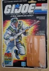 Iceberg Snow Trooper GI Joe Figure Board File Card ONLY W/ PLASTIC Vintage
