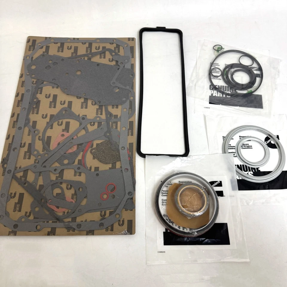 New Lower Gasket Set Oil Seal Pan 3802375 for Cummins Engine 3.9L 4B 4BT 4BTA - Image 4 of 4
