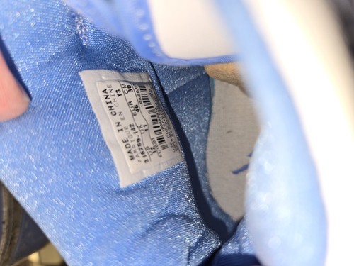 Size 12 - Air Jordan 1 Retro Alpha UNC University Blue 2007 316269-142 EXCELLENT - Picture 10 of 11