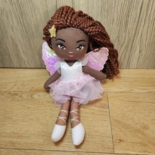 SMALL Fairy Luna Pink Fairy Princess Soft Plush Toy Doll Card Factory Black