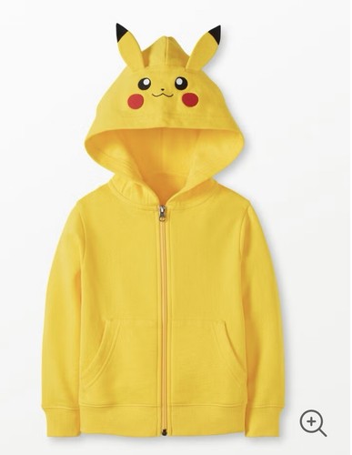 Hanna Andersson Pokémon Pikachu Hoodie Size 10/140