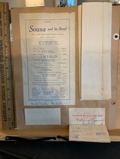 John Philip Sousa 1928 ? Program McCook Nebraska NE World Theatre RARE vintage