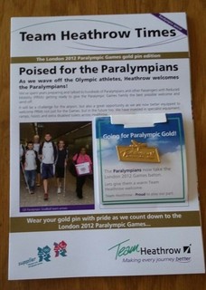 Olympic Games 2012 Set of 3 (Gold Silver & Bronze) Team Heathrow Pin Badges