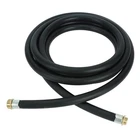 Universal 20Feet Fuel Gas Transfer Pump Hose Oil Pump Tube 1Inch & 3/4Inch Black