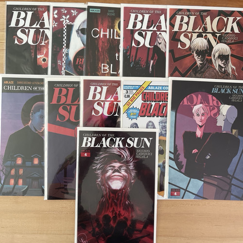 Children of the Black Sun 1 - 4 W/Variants Complete Series Ablaze 2023 - Imagen 1 de 1