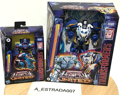 Transformers Legacy United Universe CALCITRON & CHROMIA Action Figure Exclusive