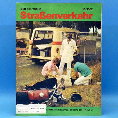 GDR German Road Traffic 10 1982 DRK Messe Leipzig Wartburg Car Tyres 14