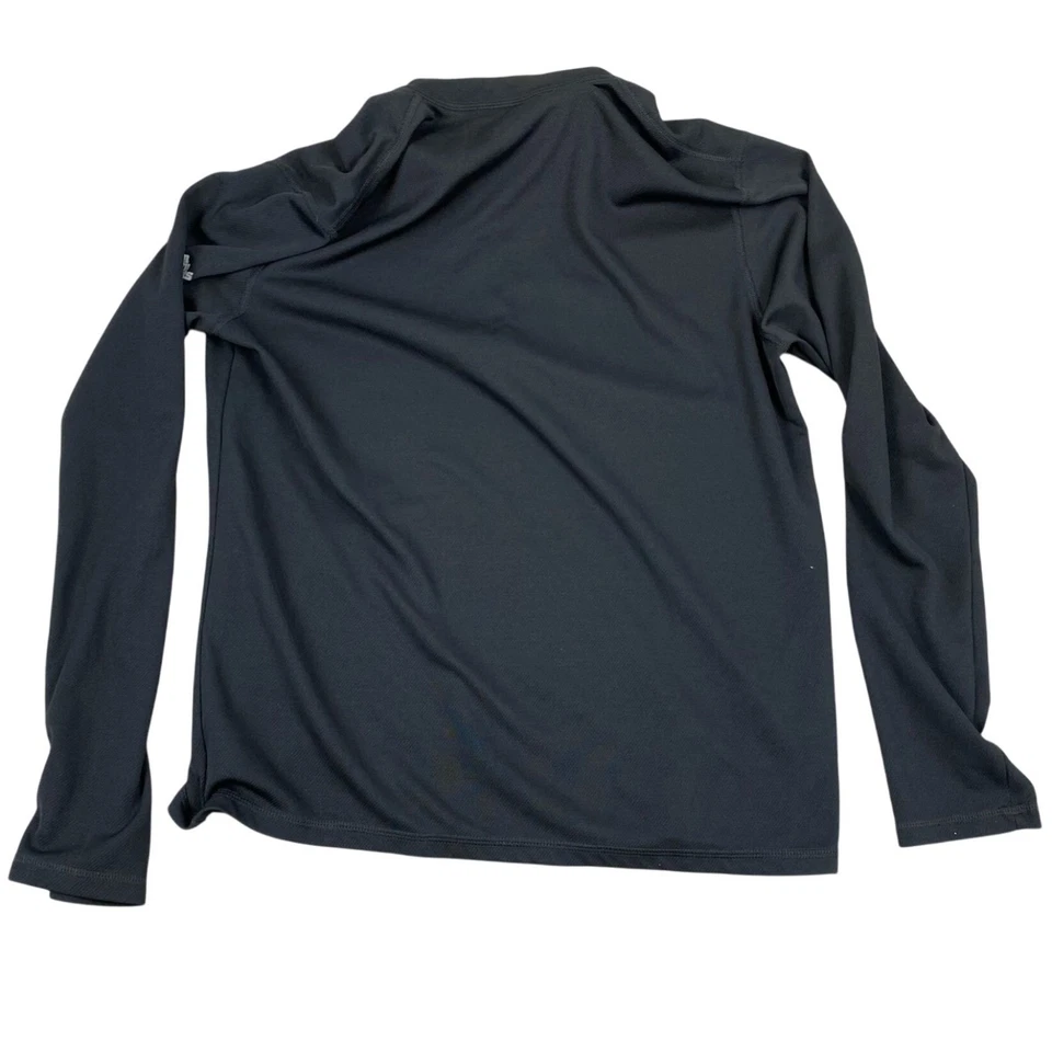 Camisa Pullover Mediana Negra Manga Larga Eastern Mountain Para Hombres 1/4 Cremallera Foto 2 de 4