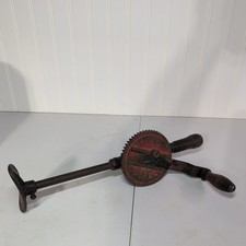 Antique Drill Bit Egg Beater, by Miller Falls Made In USA
