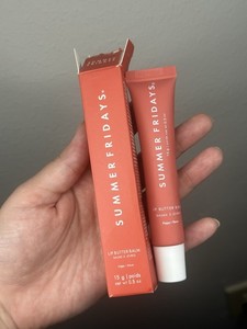 Summer Fridays Lip Butter Balm Lip Balm Poppy Butter Balm, 0.5 oz, P4159A