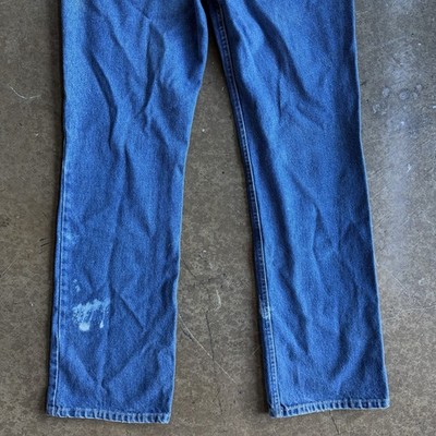 Vintage 70's Union-Made Lee Talon Zip Bootcut Blue Denim Jeans 201