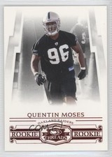 2007 Donruss Threads Rookie Century Proof Red Quentin Moses #197 0d2