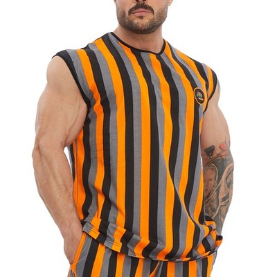 BGSM SPORTSWEAR Muskelshirt TEE Tanktop Achselshirt Bodybuilding 2351-ORANGE