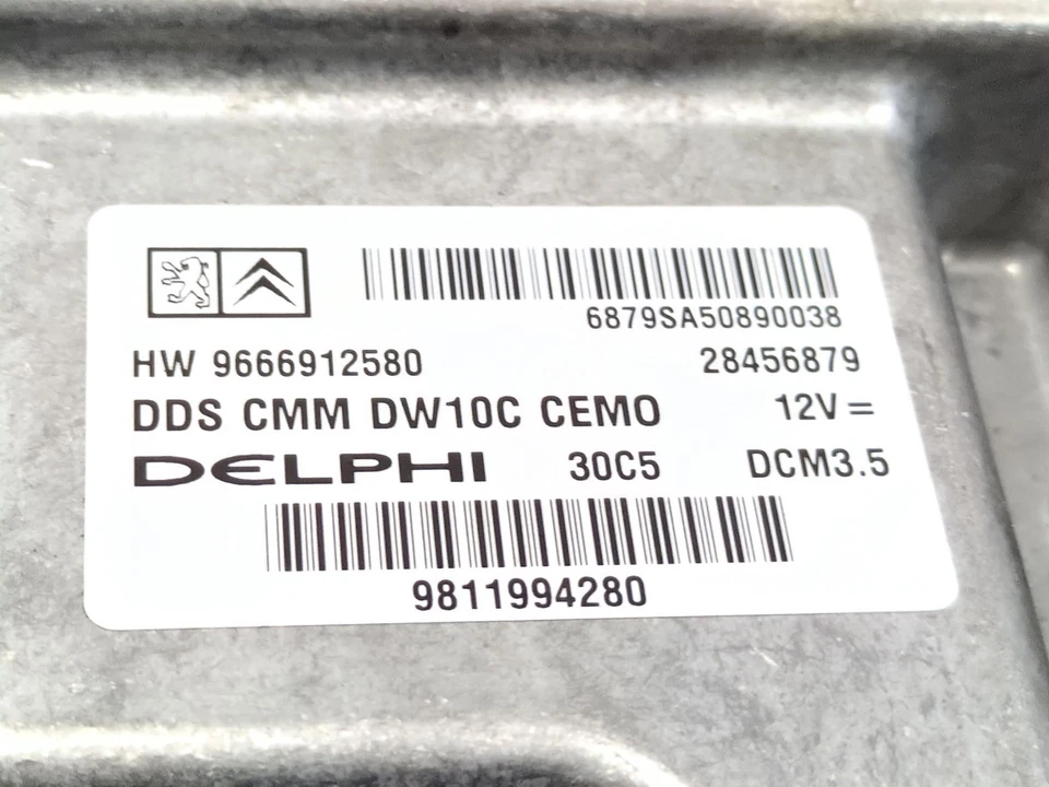 9811994280 CENTRALINA MOTORE / 6879SA50890038 / 195323 PER CITROËN C5 III BREAK - Immagine 2 di 4