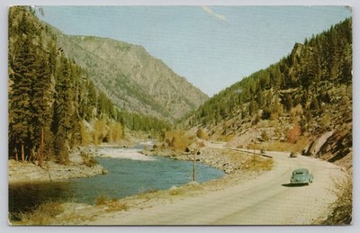 Vintage Stevens Pass Cascade Mountains Scenic Postcard by Union Oil Co