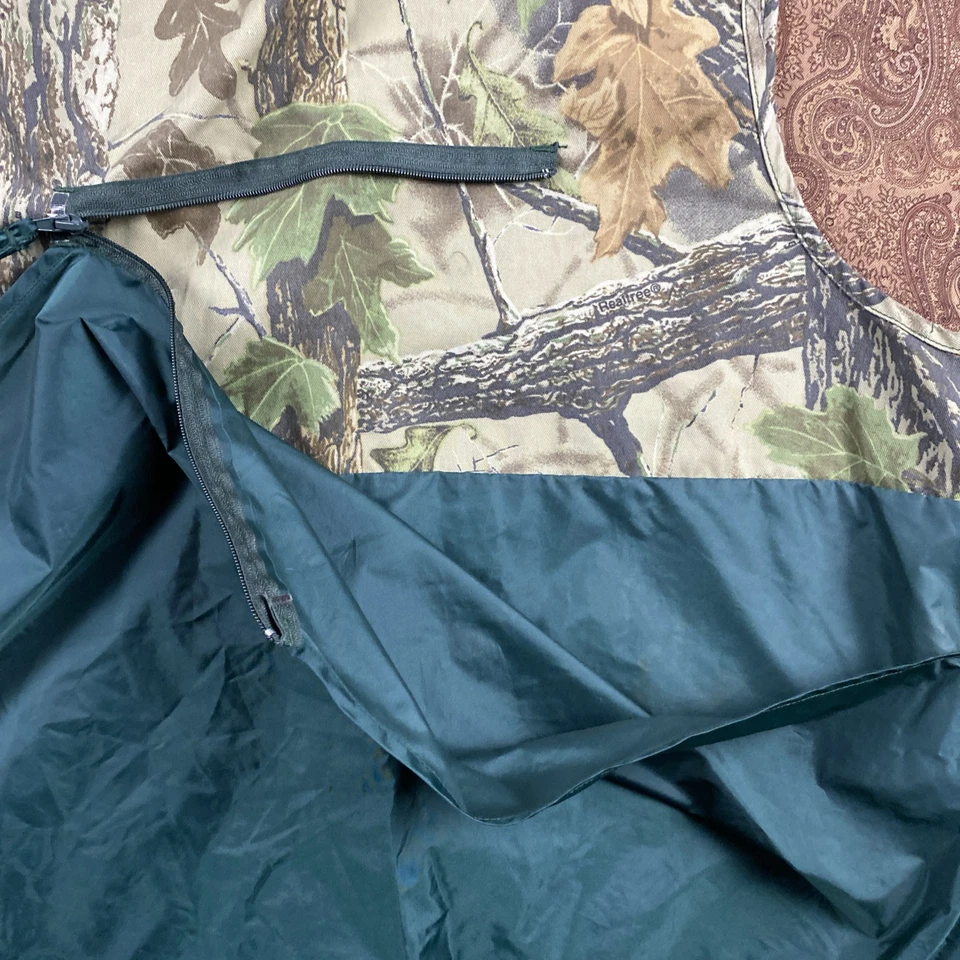 Vintage SafTbak Realtree Camo Duck Hunting Vest Size XXL Chore Pocket Cargo - Image 3 of 4