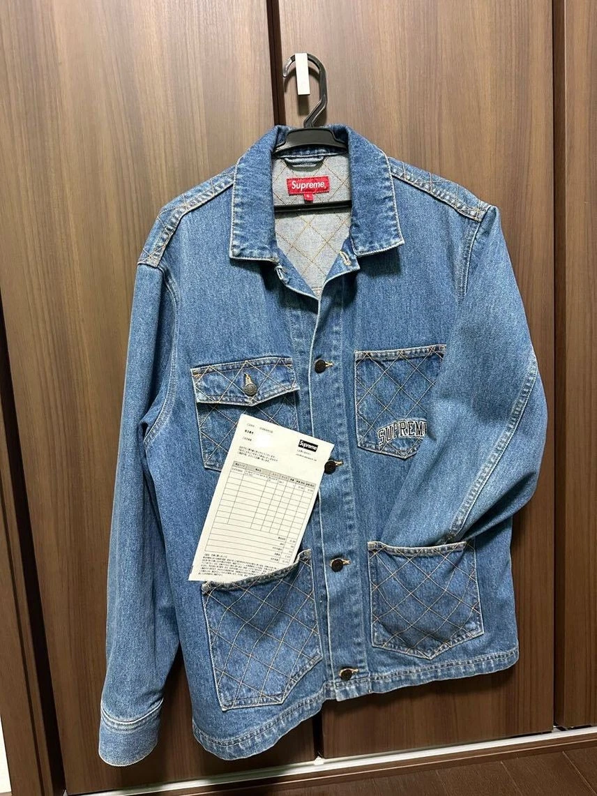Manteau de corvée en denim point de diamant suprême