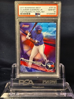 2017 BOWMAN’S BEST PURPLE REFRACTOR VLADIMIR GUERRERO JR #TP-33 PSA 10 84/250!!!