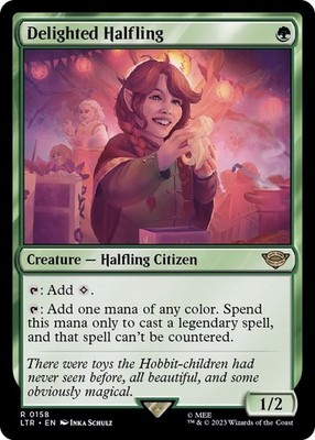 MTG Delighted Halfling English [LTR]