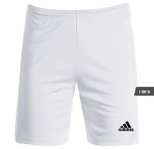 adidas Squadra 21 Soccer Shorts Men  s Size XL White AEROREADY Athletic Training