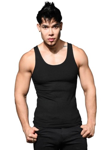 Andrew Christian Ribbed Rayon Tank Top Vest. Many Colours, Stretchy, Sleeveless - Picture 5 of 35