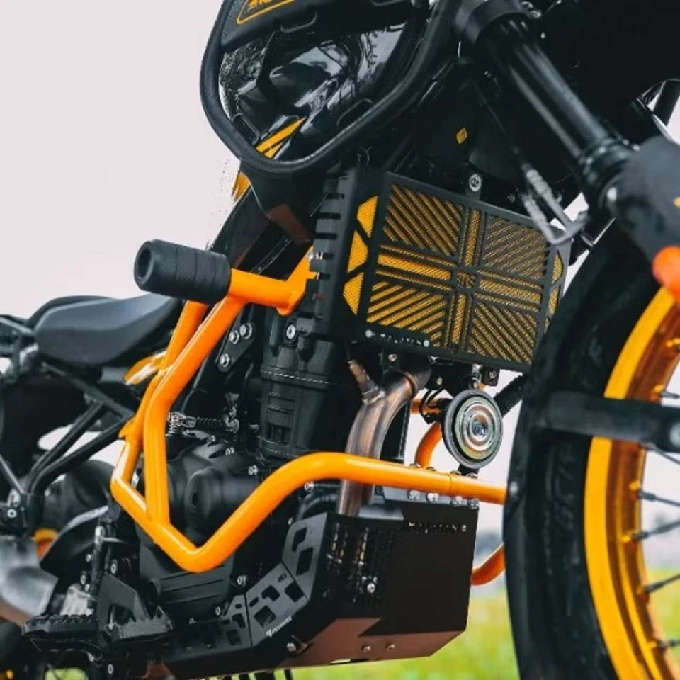Radiator Guard (Yellow) Fit for Royal Enfield NEW HIMALAYAN 450 - Изображение 2 из 4