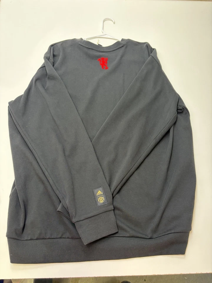 Moletom Adidas masculino MANCHESTER UNITED CULTURAL STORY CREW IP9184 tamanho 2XL - Imagem 3 de 4