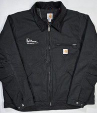 Carhartt Full Zip Blanket Lined Canvas Outdoor Work Chore Coat Jacket Men's XL