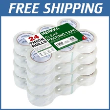 Strong Packaging Tape, 2" Wide - 65 Yards/Roll - 24 Pack