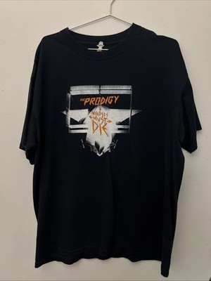 The Prodigy Invaders Must Die Tour 2009 Shirt Black Size XL Adult