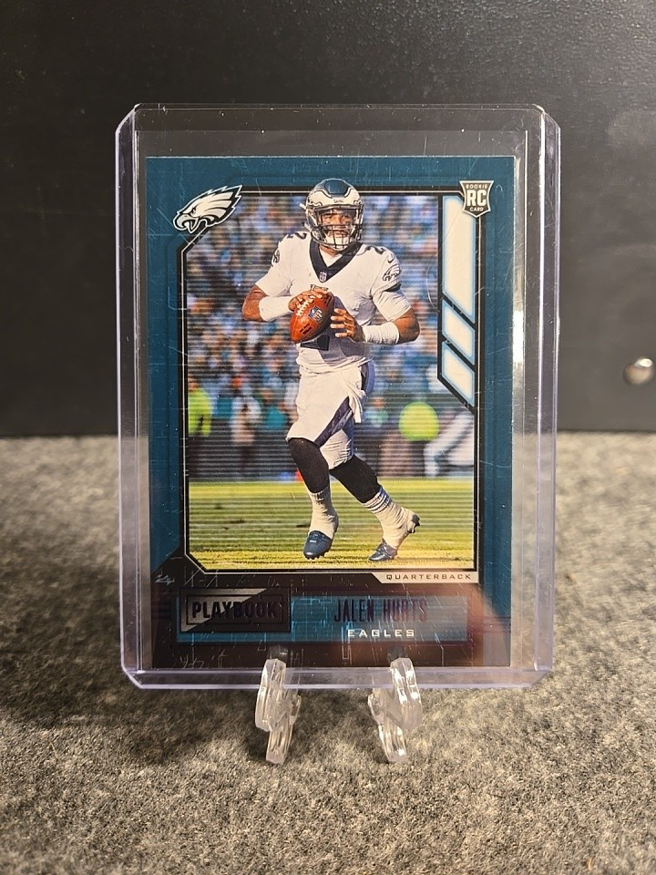 2020 Panini Playbook - Rookies Purple #112 Jalen Hurts (RC)