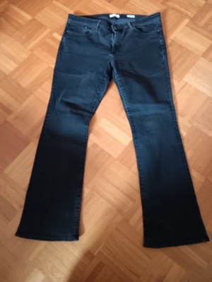 Hose für Mädchen von s.Oliver; Slim Bootcut; W44; L32, schwarz