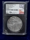 2020 (P) Silver Eagle $1 EMERGENCY PRODUCTION  NGC MS70 FDOI Mercanti  Signed