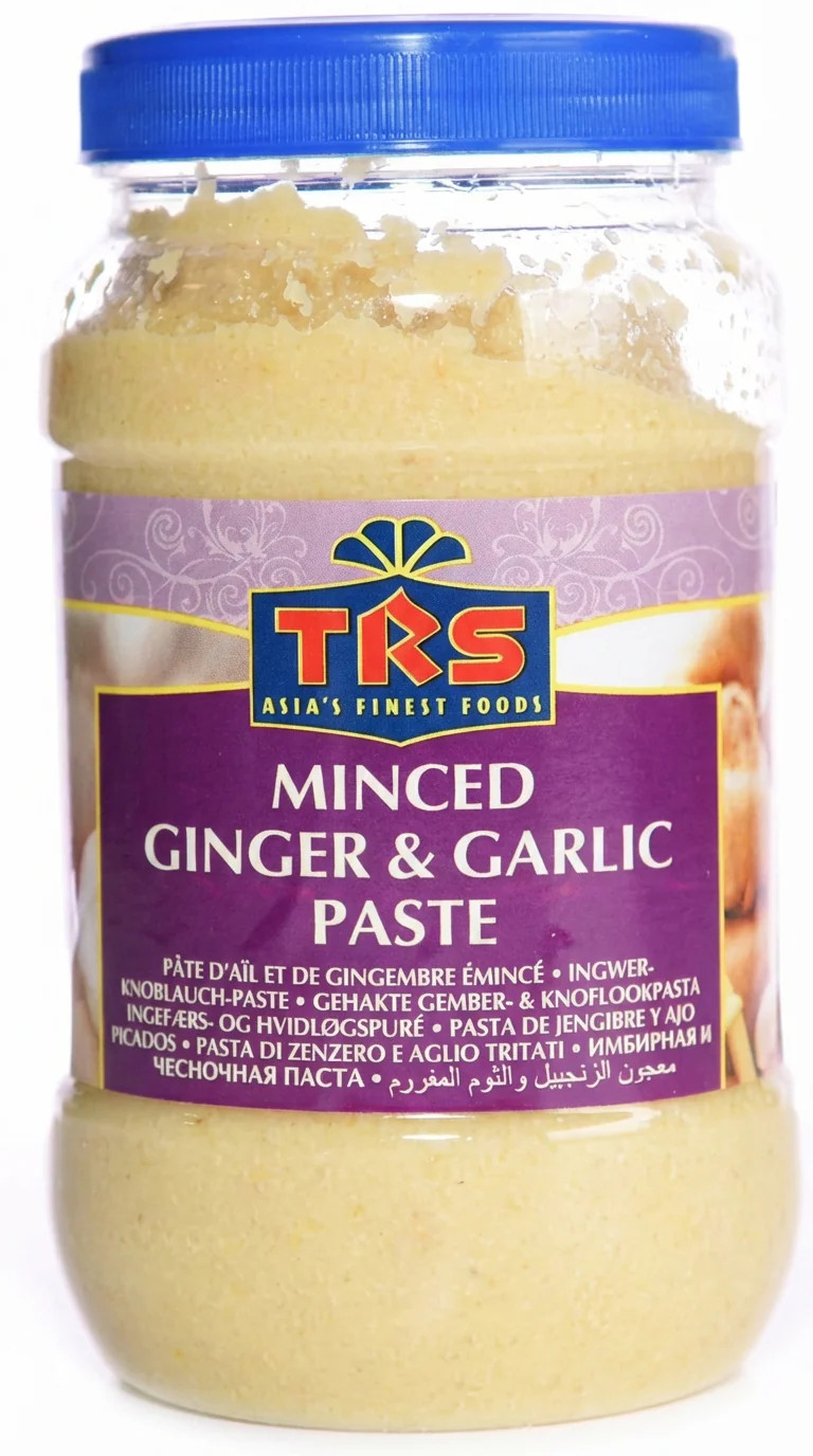 TRS Minced Ginger Garlic Paste 1kg Authentic Indian Curry Cooking Essential