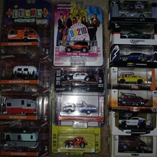 M2 Machines  GreenLight 1:64 Lot of 15 Hollywood Rides,Hitched Homes Etc.