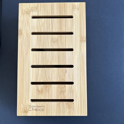 Prosumer s Choice Bamboo 5-Port Charging Station Cable Organizer Box