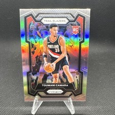 Panini Prizm 2023-24 Toumani Camara #164 Silver Prizm Rookie Trail Blazers NBA