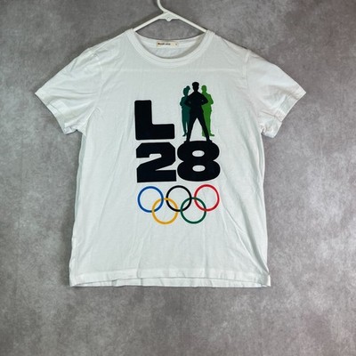 Marine Layer LA 2028 Summer Olympics Shirt Adult Small White Short Sleeve Tee