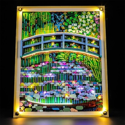 LED Licht Kit für Lego 31220 Claude Monet   Brücke über einen Seerosenteich